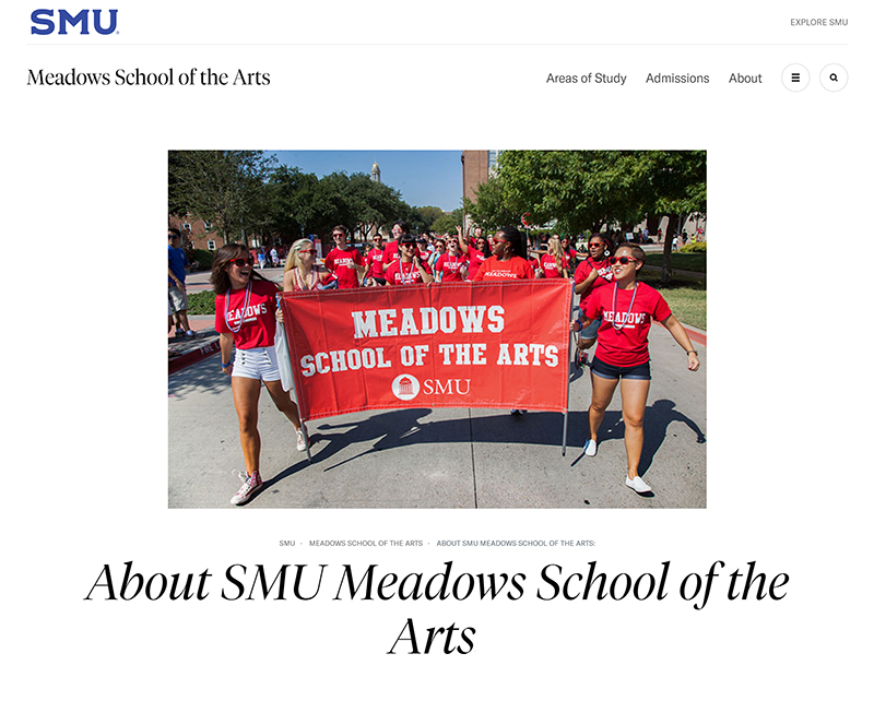 Basic page with sidebar thumbnail image