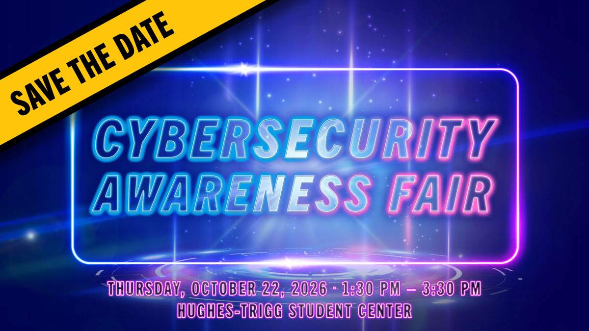 Save the date for the Cybersecurity Awareness Fair