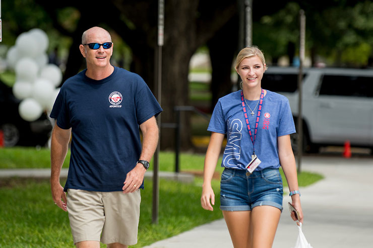 Parent and SMU student