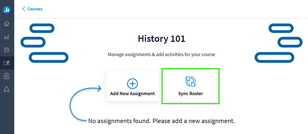 A screenshot of the Sync Roster button in Poll Everywhere.