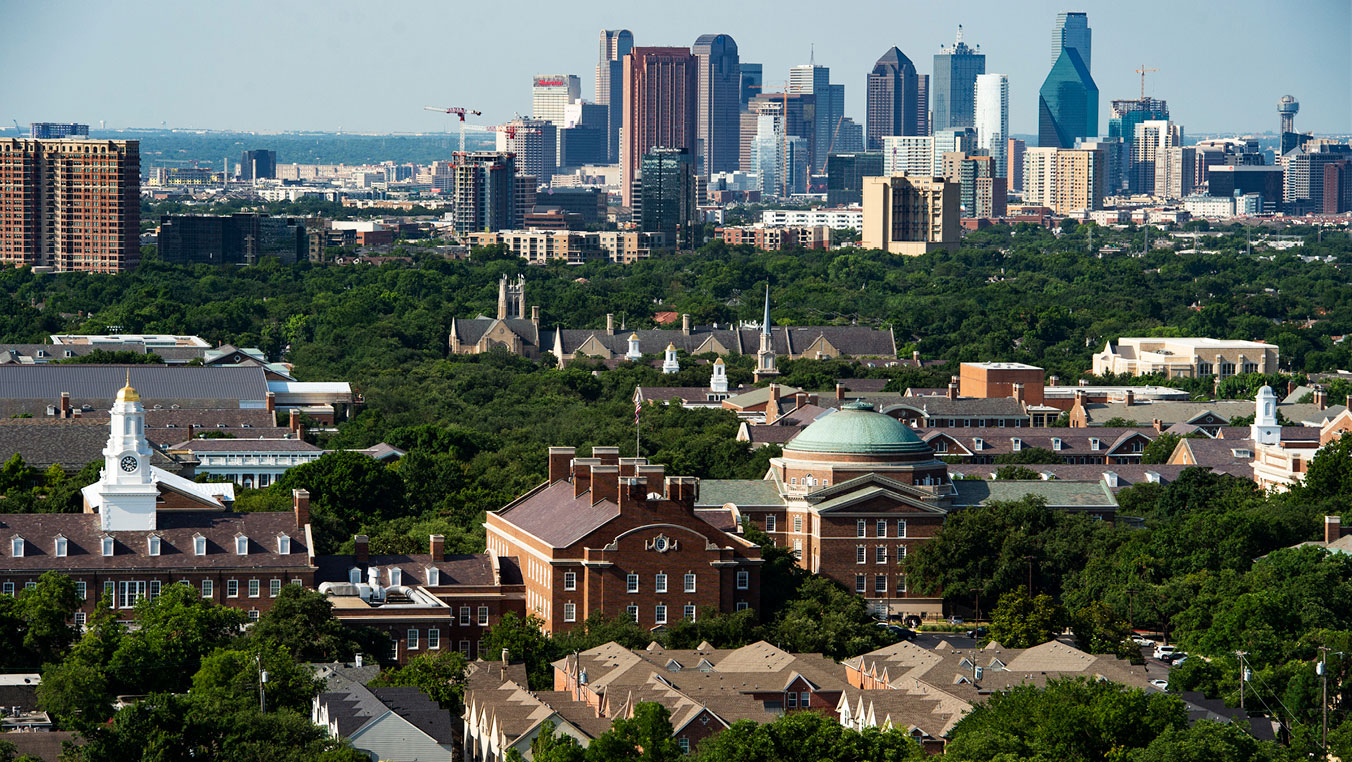 SMU and Dallas Skyline