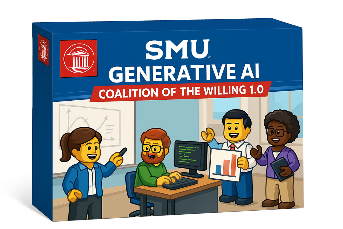 A LEGO style box generated by AI show cartoon characters in an office space with charts and graphs