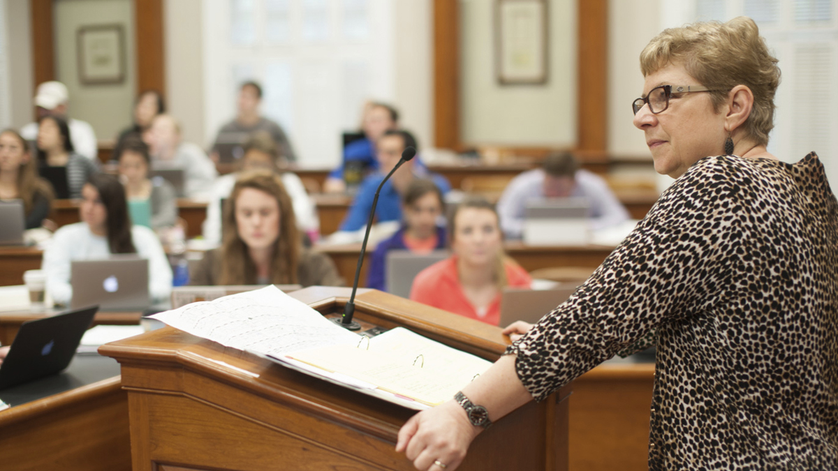 Professors lecturing