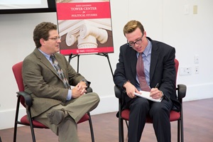 Two professors talking