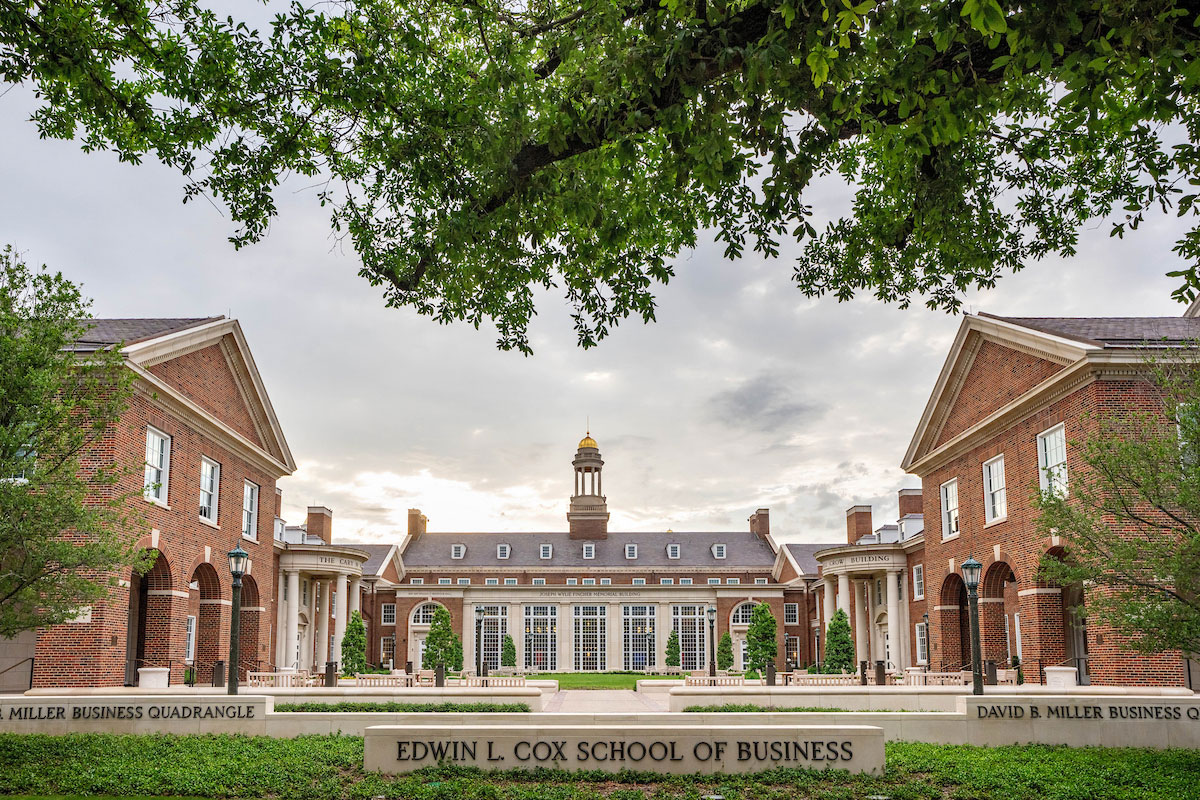 Edwin L. Cox School of Business on the SMU campus in Dallas