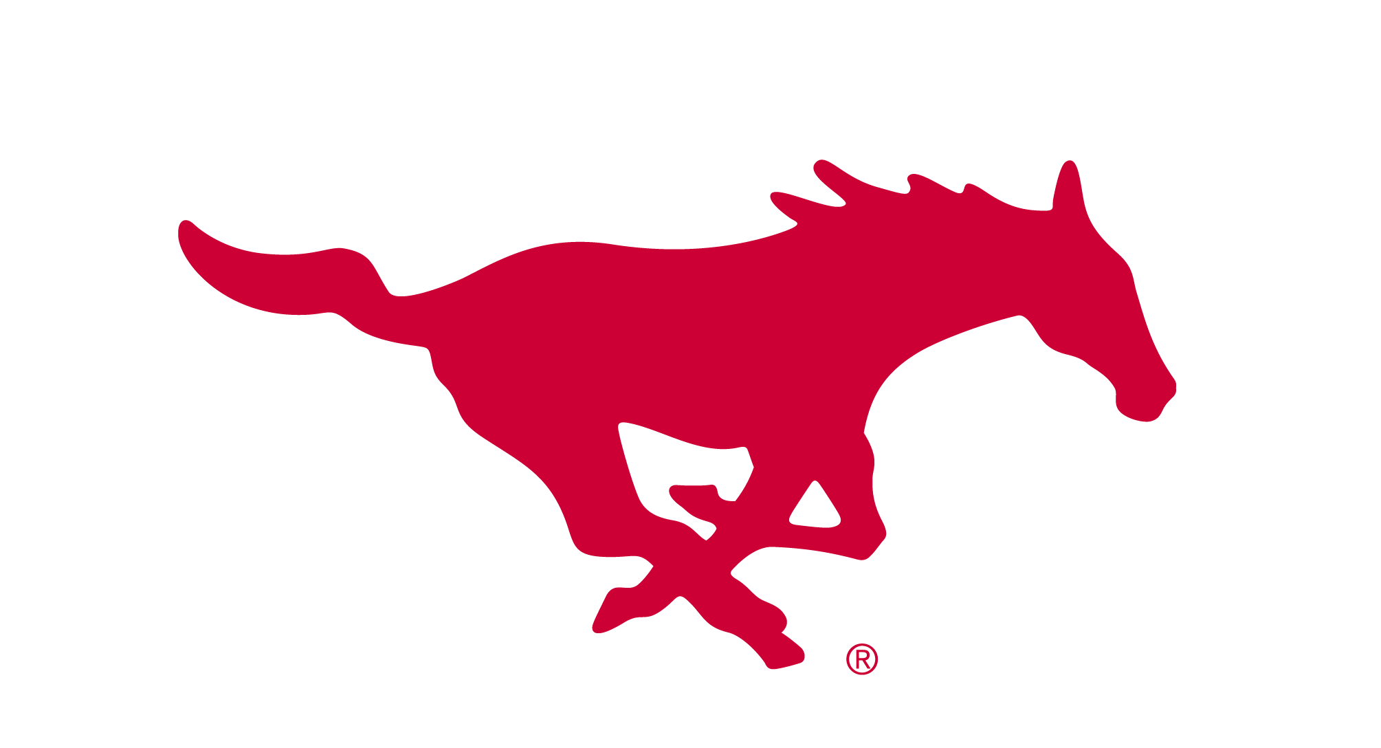 SMU Peruna logo in red