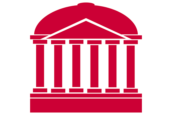 Red icon of Dallas Hall