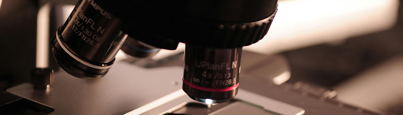 Close-up Picture of a Microscope