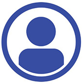 Icon of the outline of a person