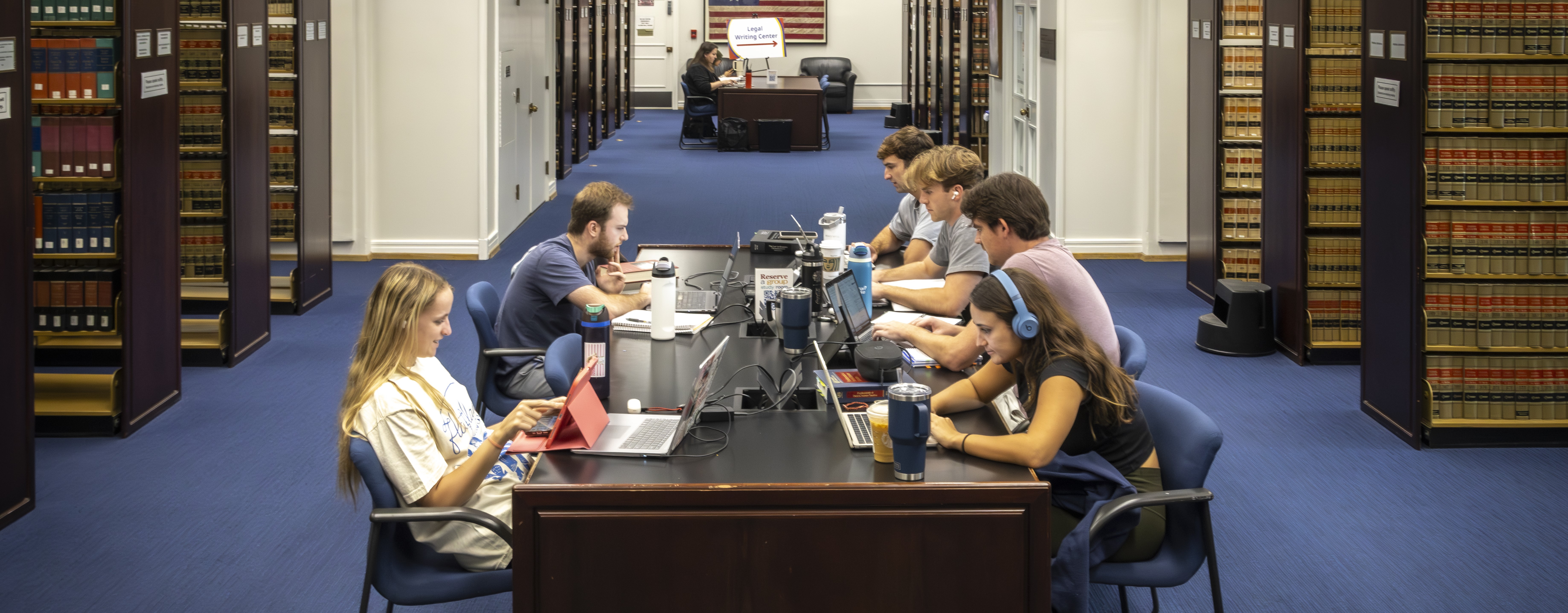 Students in Library
