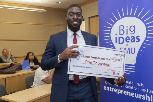 Mohammed with his big ideas check