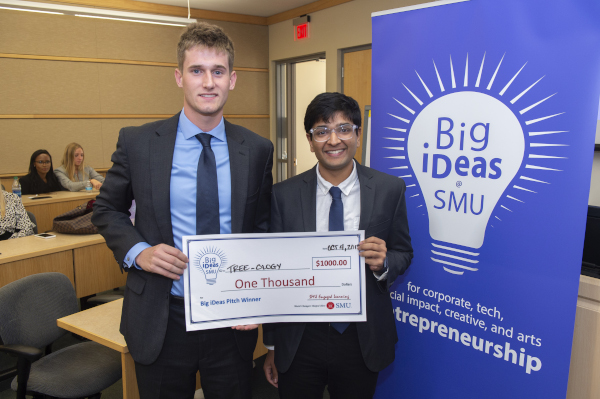 Treeology team with their big ideas check