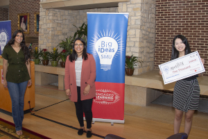 The spotbox team with their big ideas award