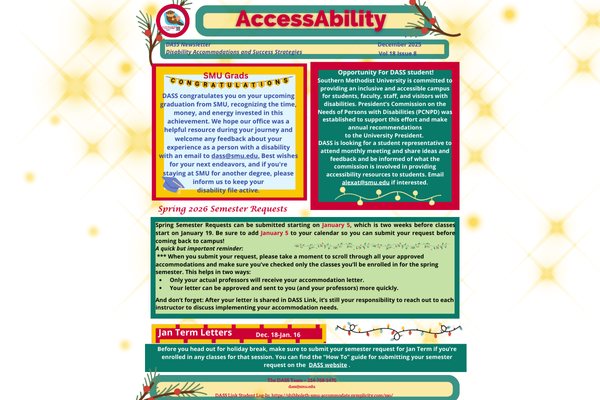 Thumbnail of second December 2025 issue of AccessAbility