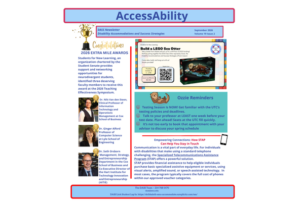 Thumbnail of September 2026 cover of AccessAbility