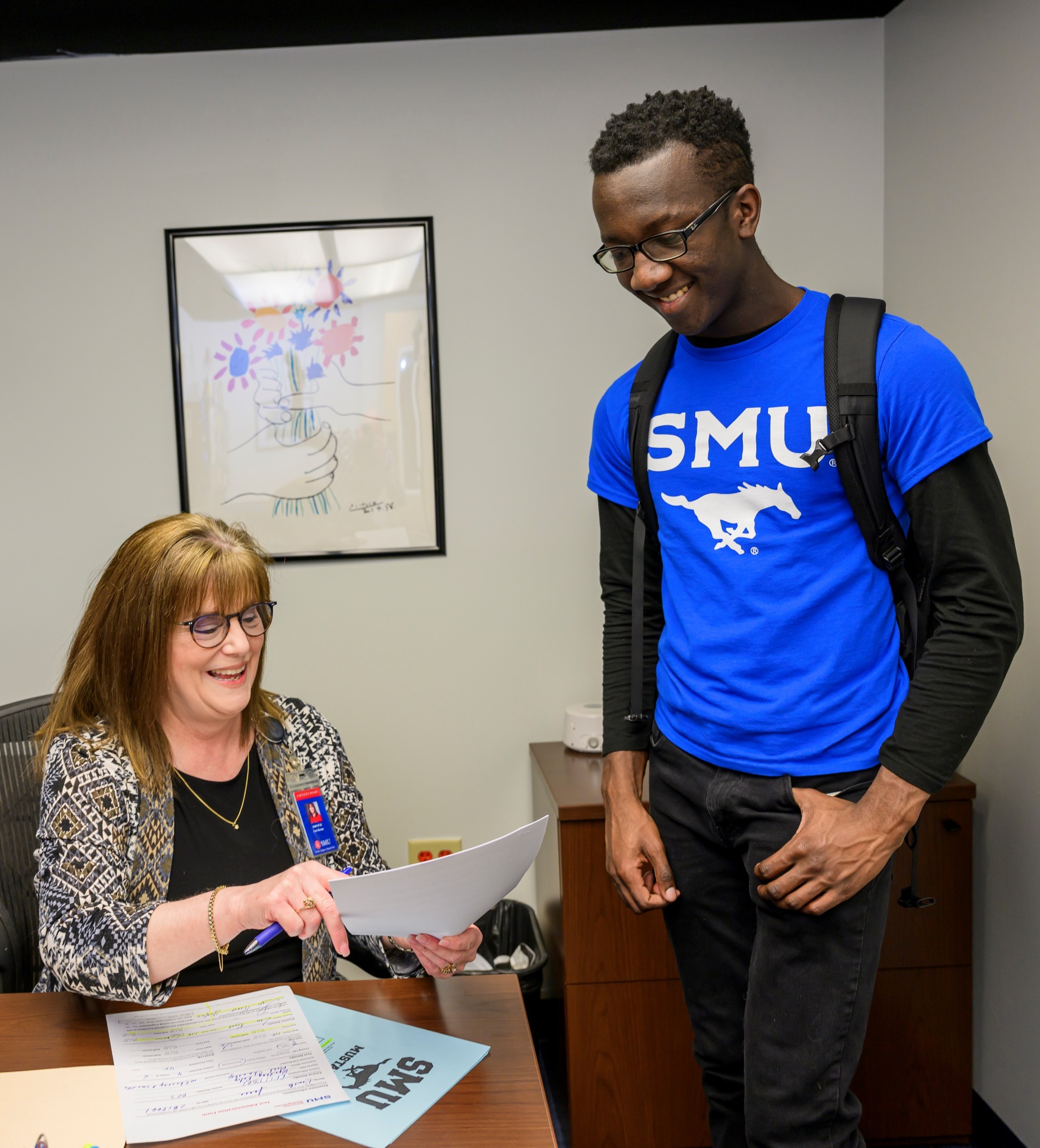 student-advisor meeting