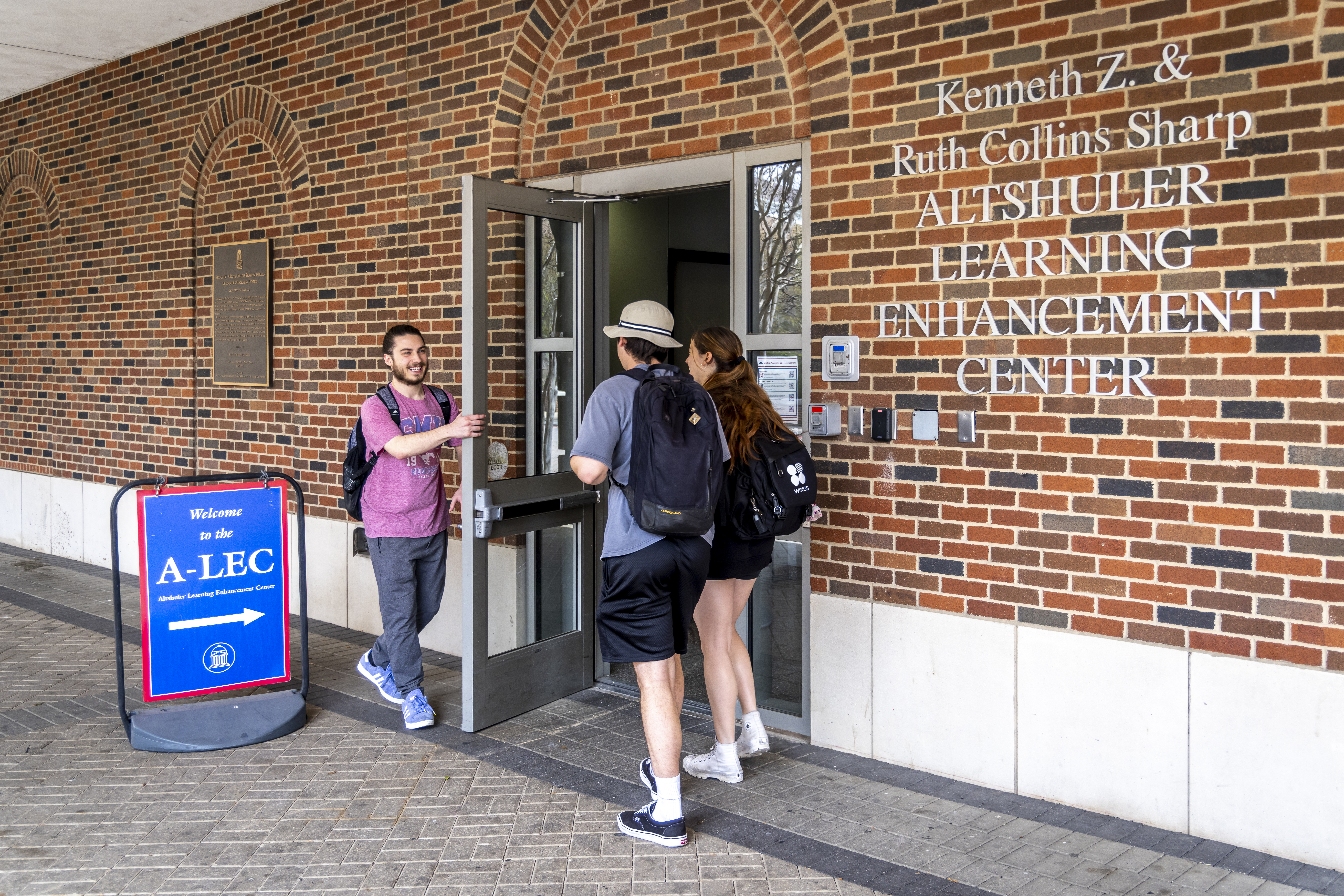 Entrance to Altshuler Learning Enhancement Center