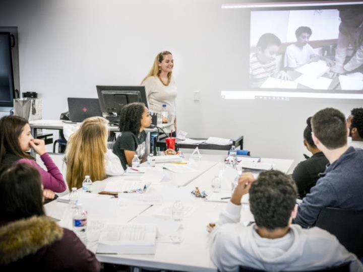 Students in classroom