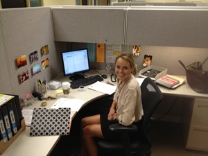 Caroline Aston at First Merchants Insurance Group, Indianapolis, Indiana