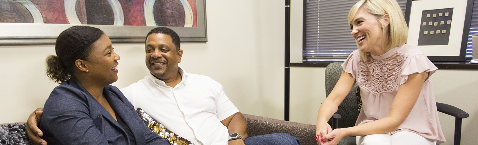 Couples counseling session.