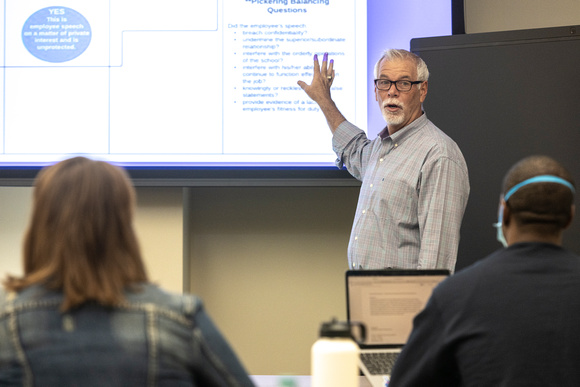 Professor in Graduate Classroom