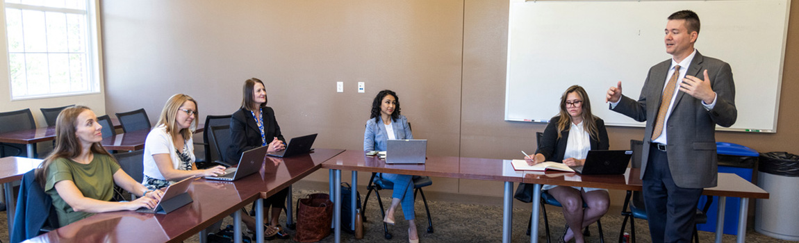 Professor in EdD Classroom