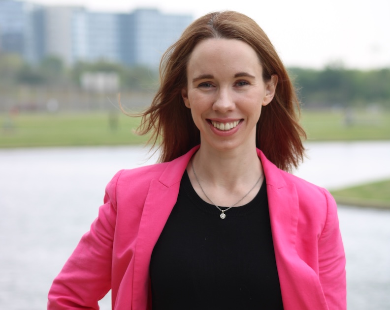 Education Leadership master’s degreee graduate Emily Brokaw went on to become principal of a DISD campus.