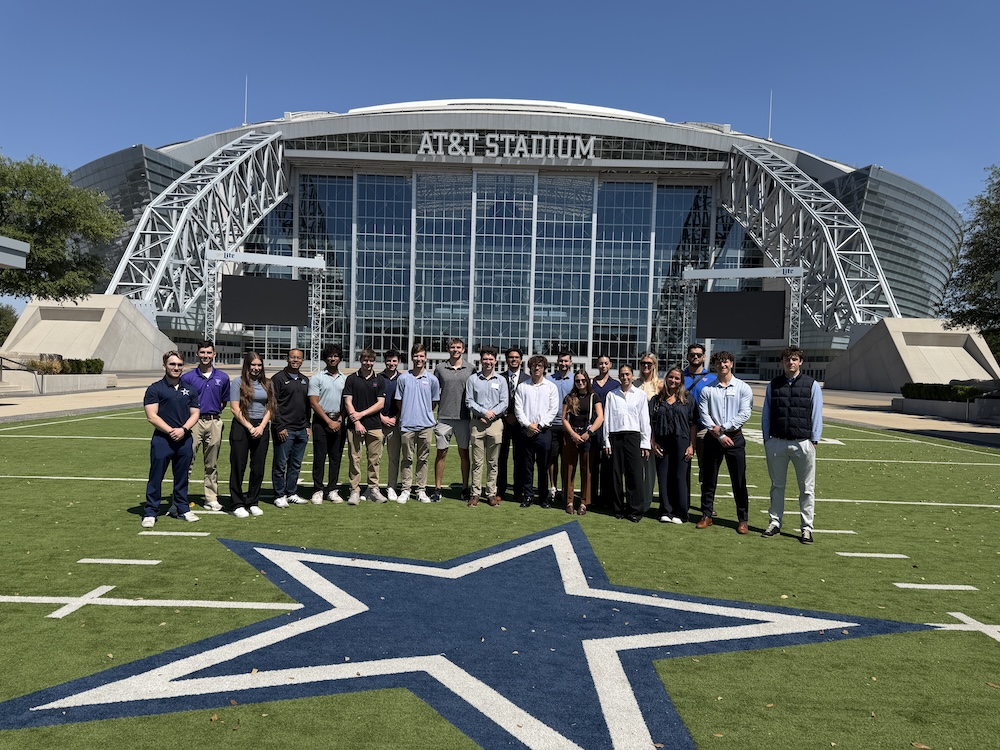 M.S. Sport Management students earn internships with professional sport franchises such as the Dallas Cowboys.