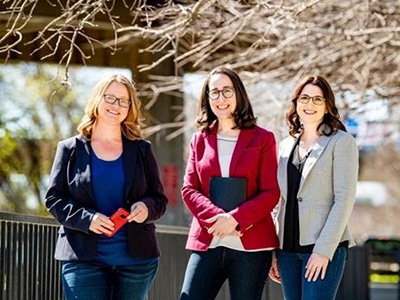 Dr. Alexandra Pavlakis, Dr. Meredith Richards, Dr. Kessa Roberts