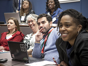 Students in classroom