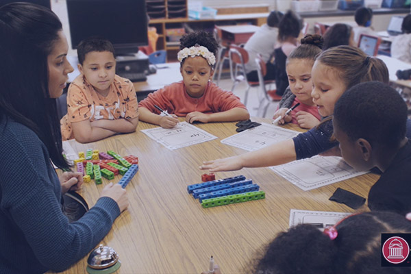 Young students learning mathematical reasoning skills