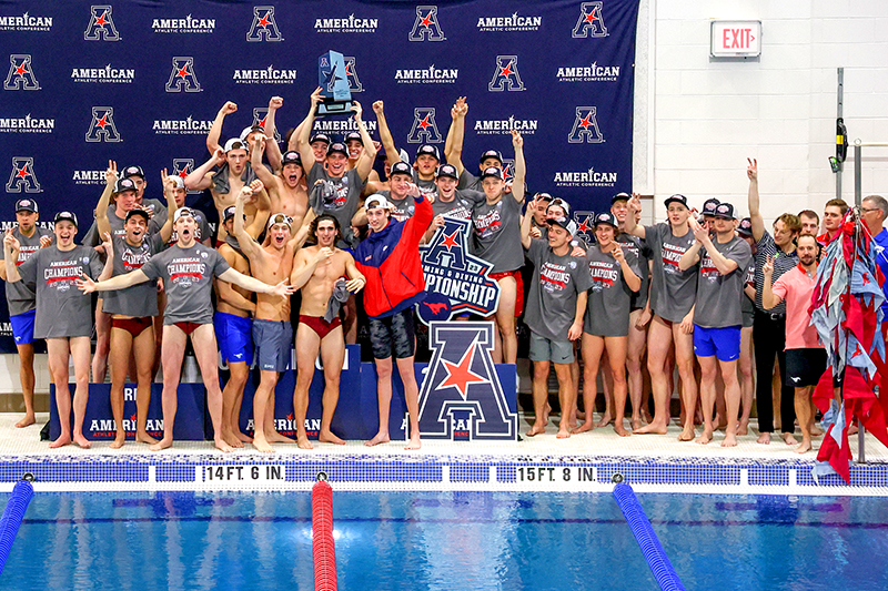 2023 AAC Men's Swim and Dive Champions
