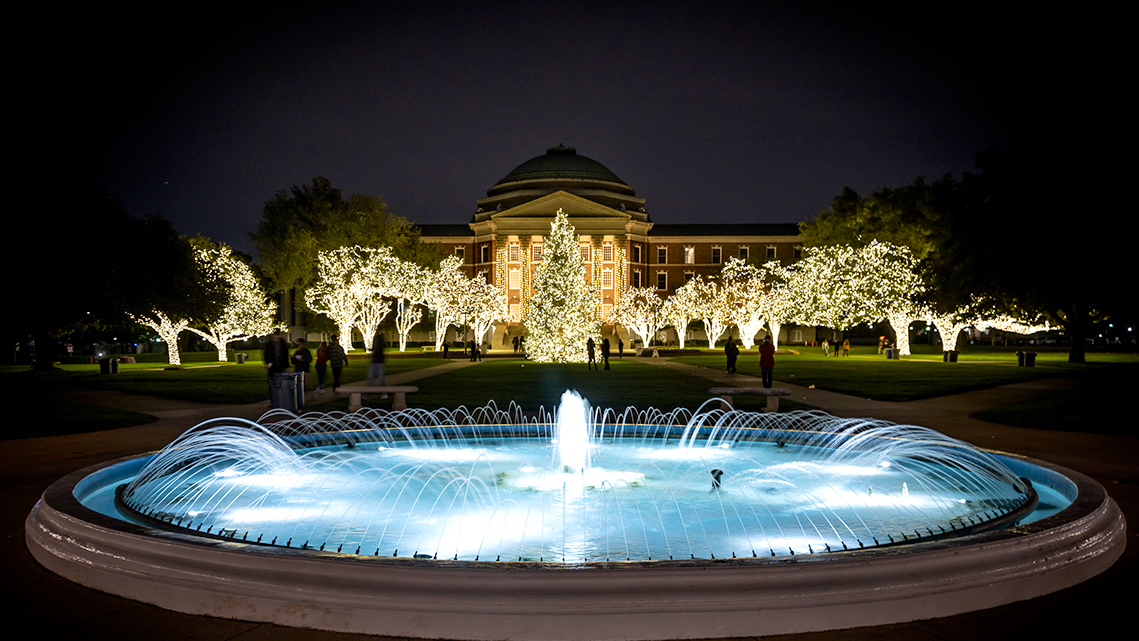 THe Celebration of lights with the fountain 
