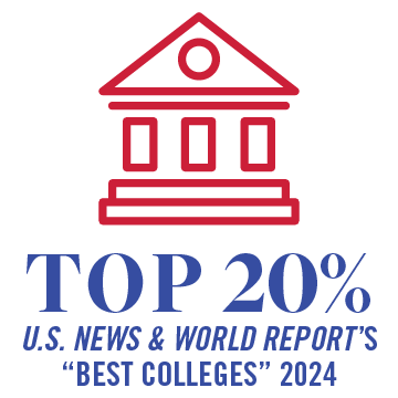Top 20% - US News & World Report's "Best Colleges"