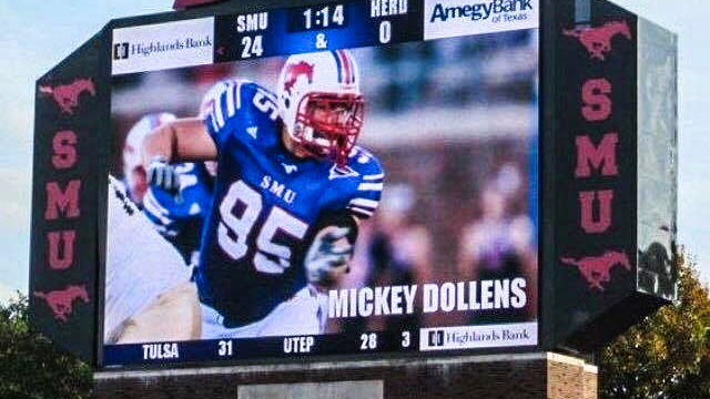 Mickey #95 Playing Football