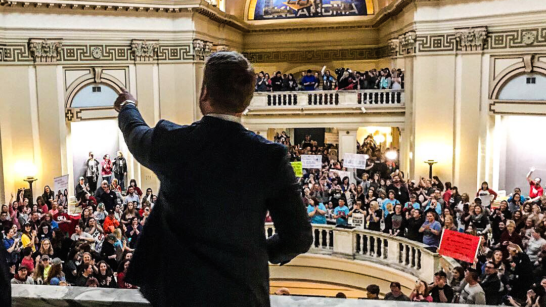 Mickey at the Oklahoma State Legislature