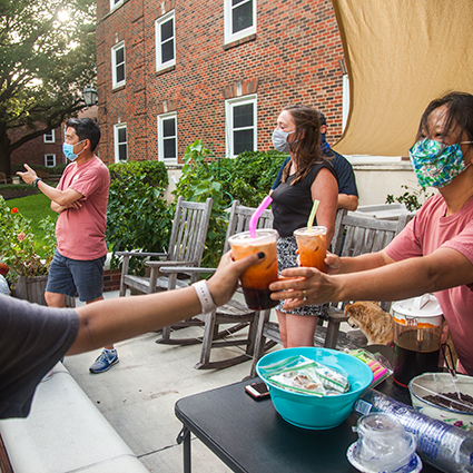 ‘Sonday’ meetups with Faculty in Residence David Son and family