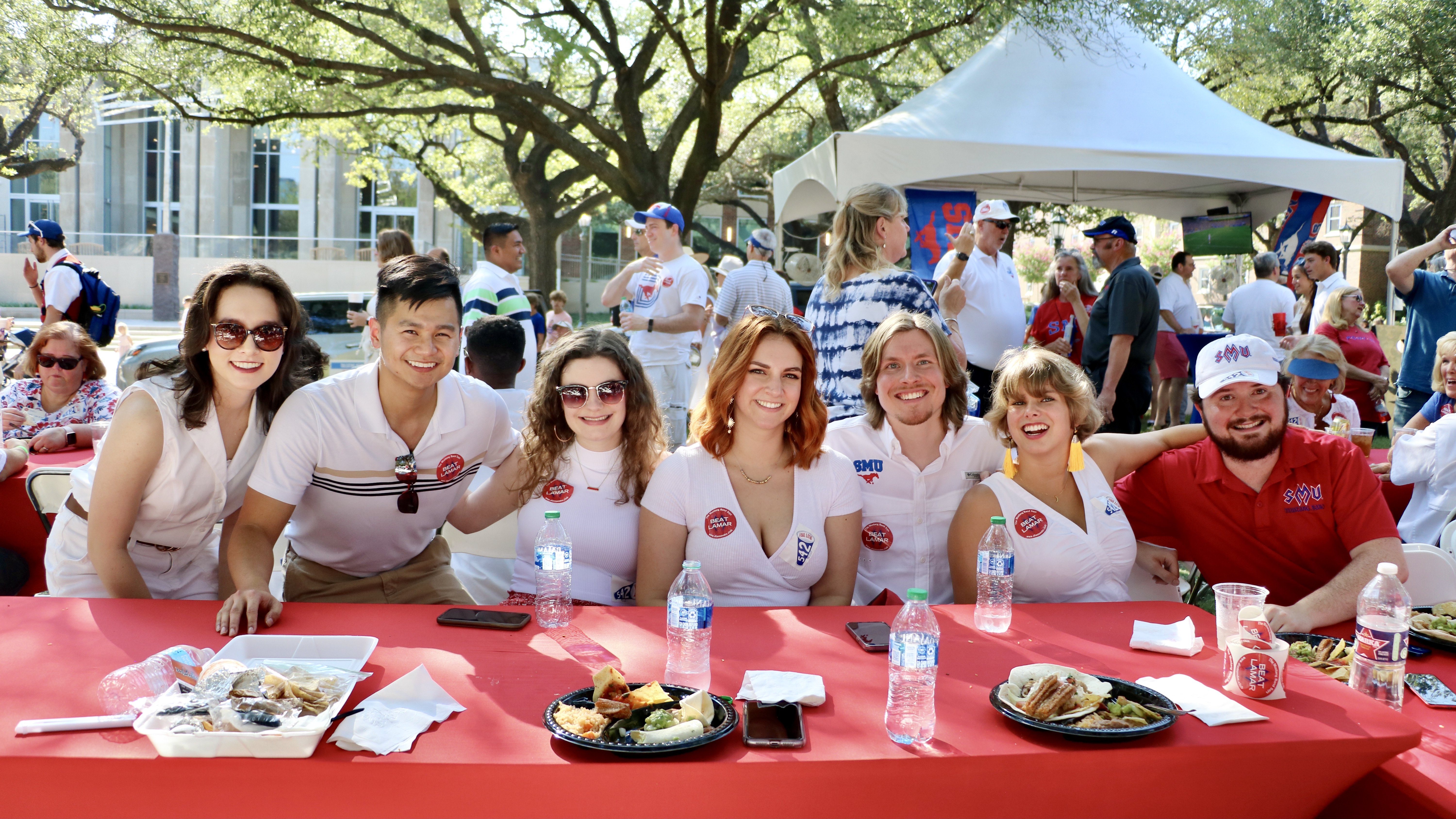 Young alumni for SMU Mustang Band