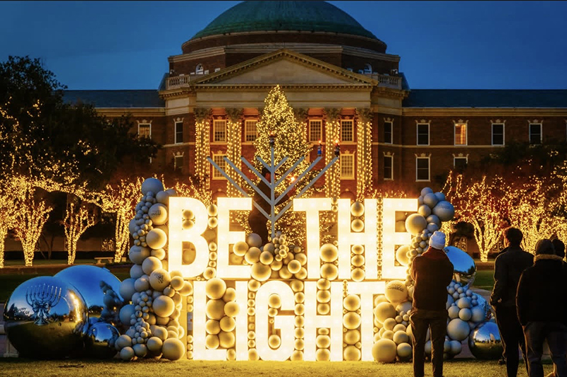 Ian Berle Hanukkah Lighting