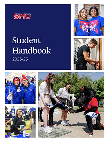 various photos of students around campus