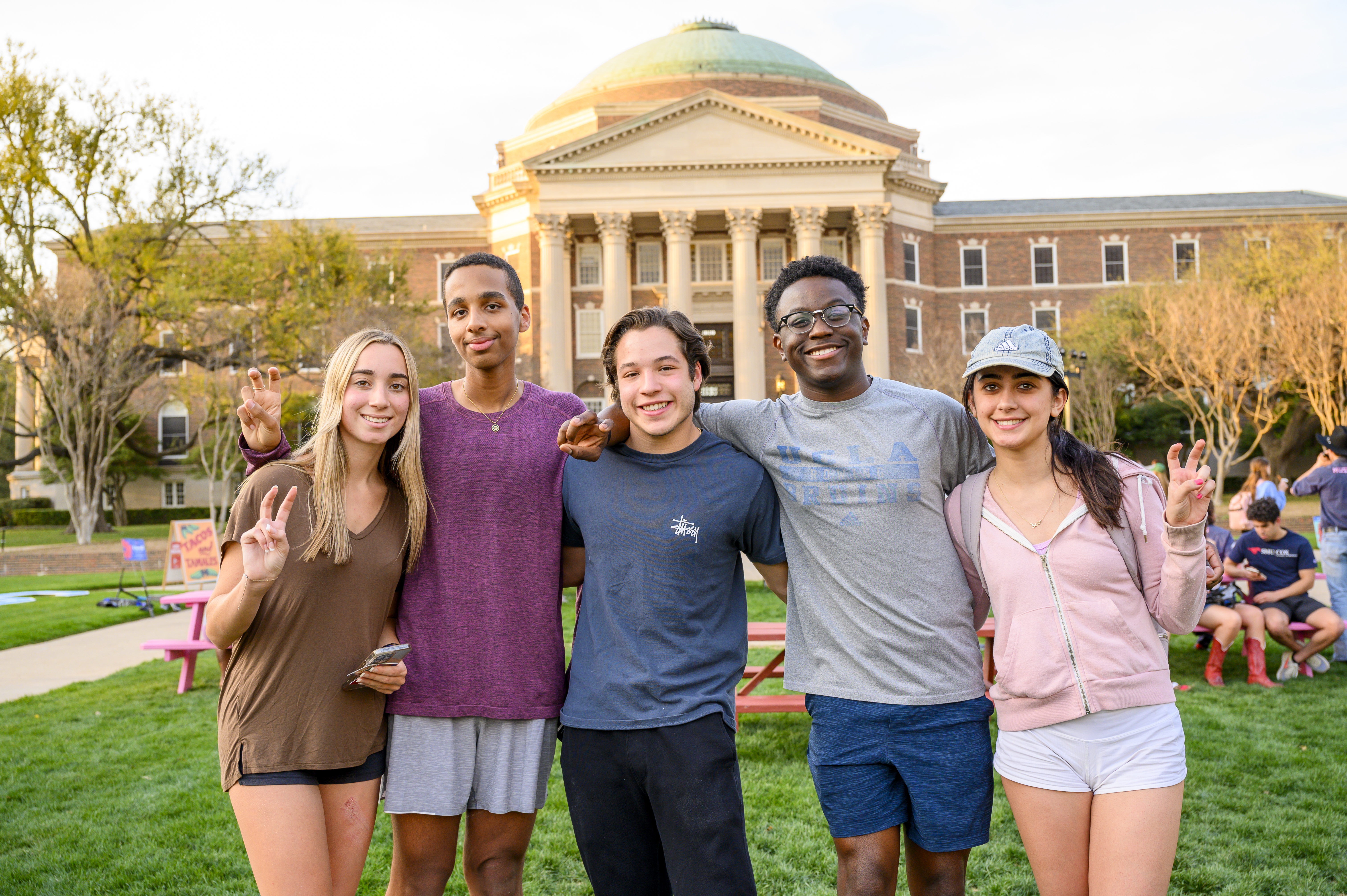 Group of Students Outside