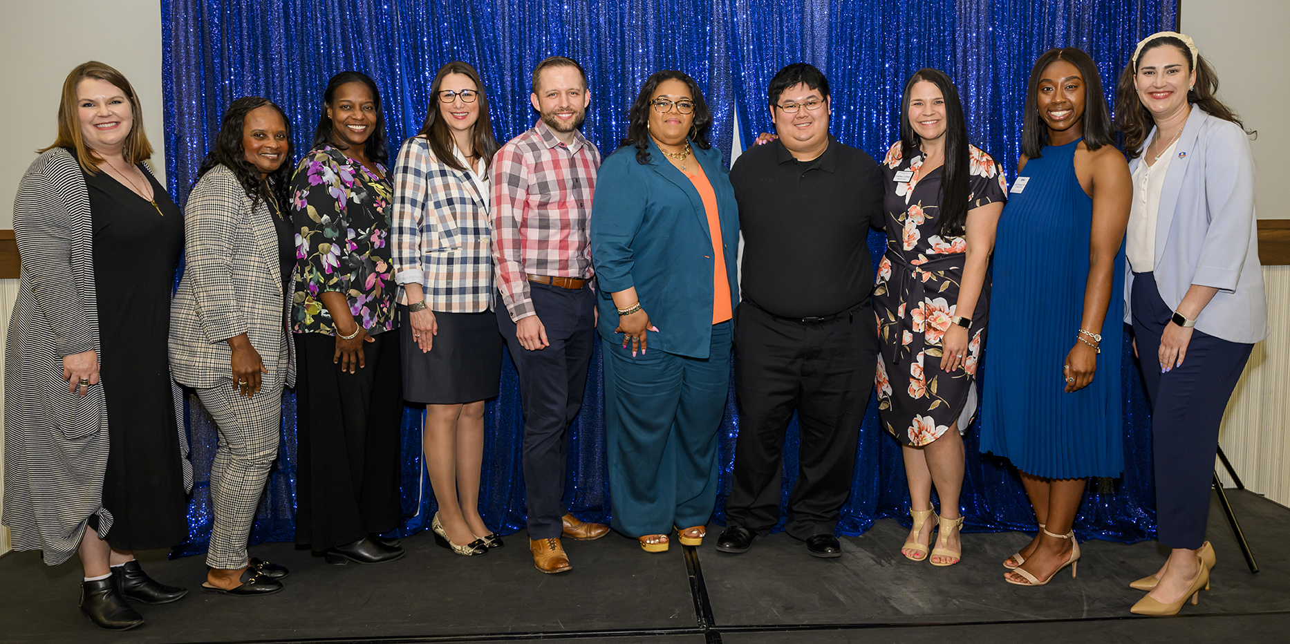Engage Dallas faculty directors gather for a photo