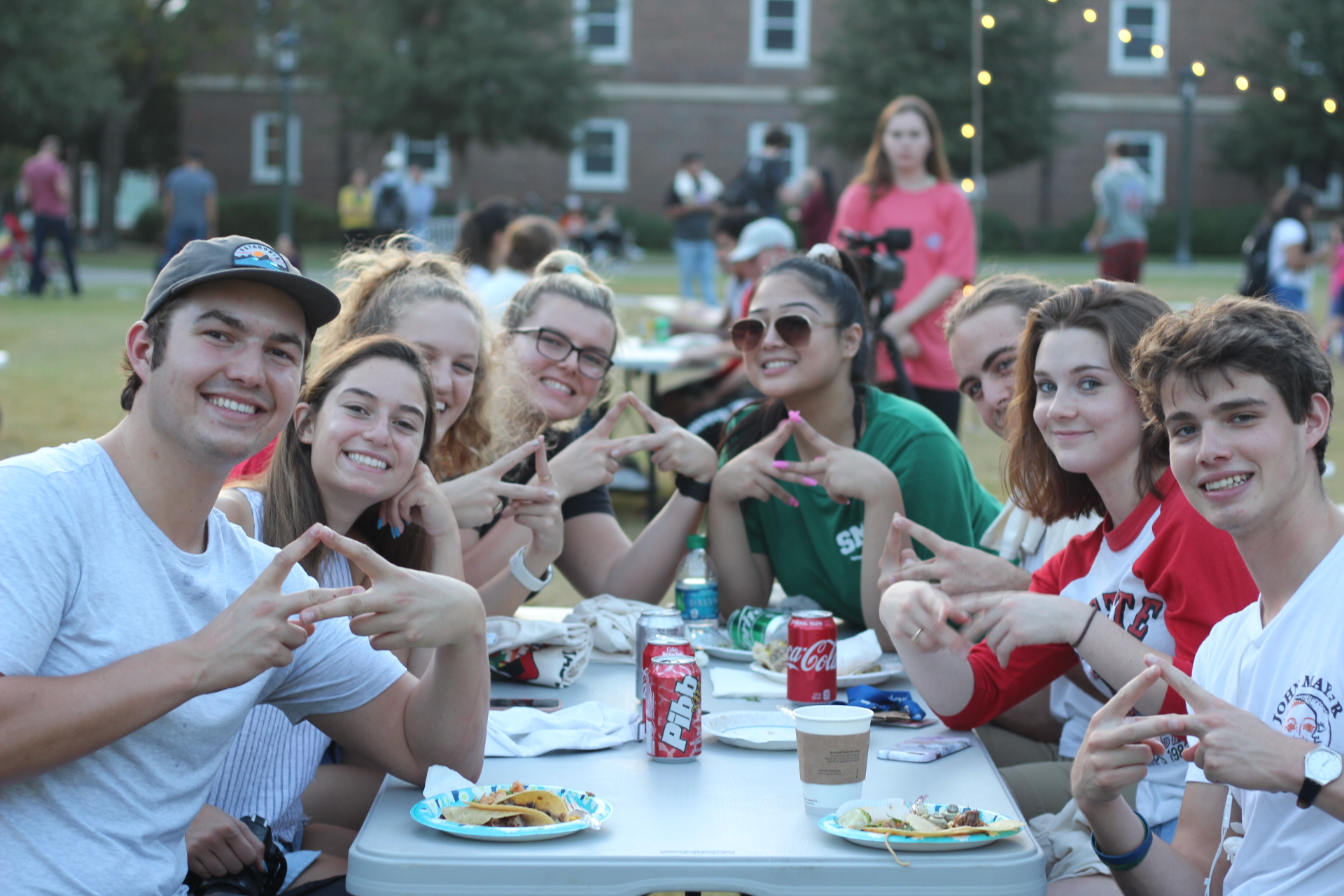 MHPS Commons students enjoying the Taste of Diversity Signature Event.