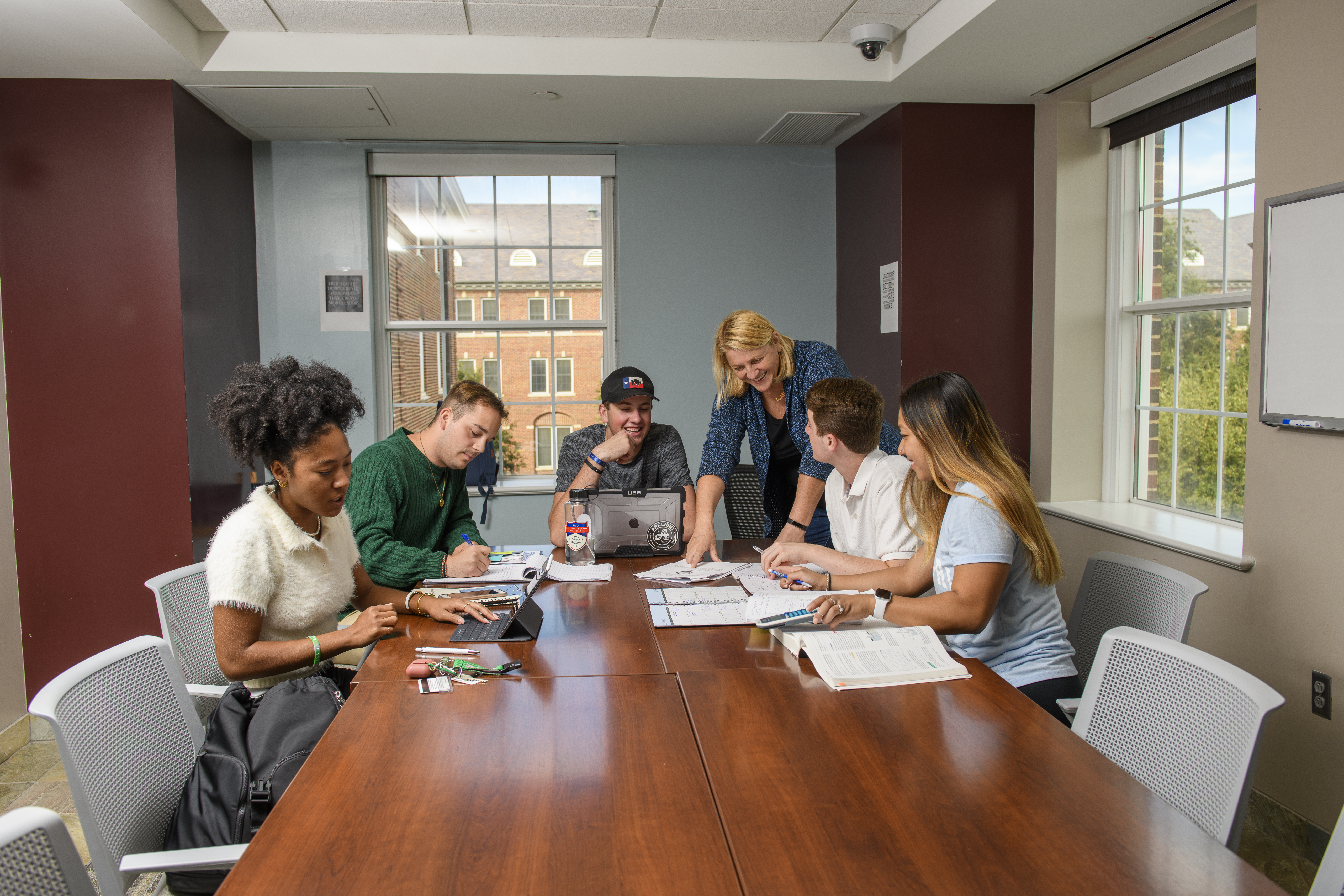 Students in Shuttles classroom