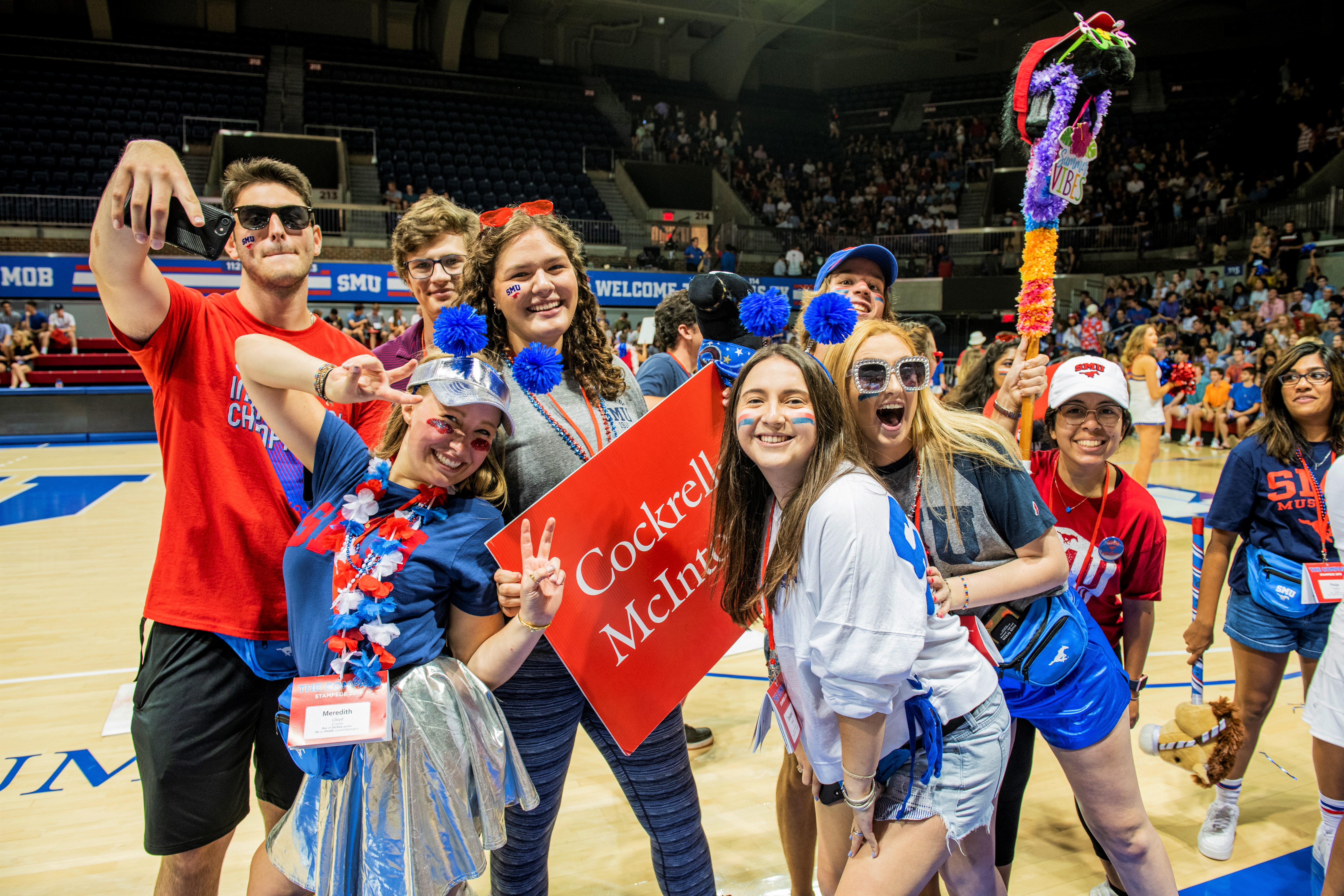 Students enjoying Stampede