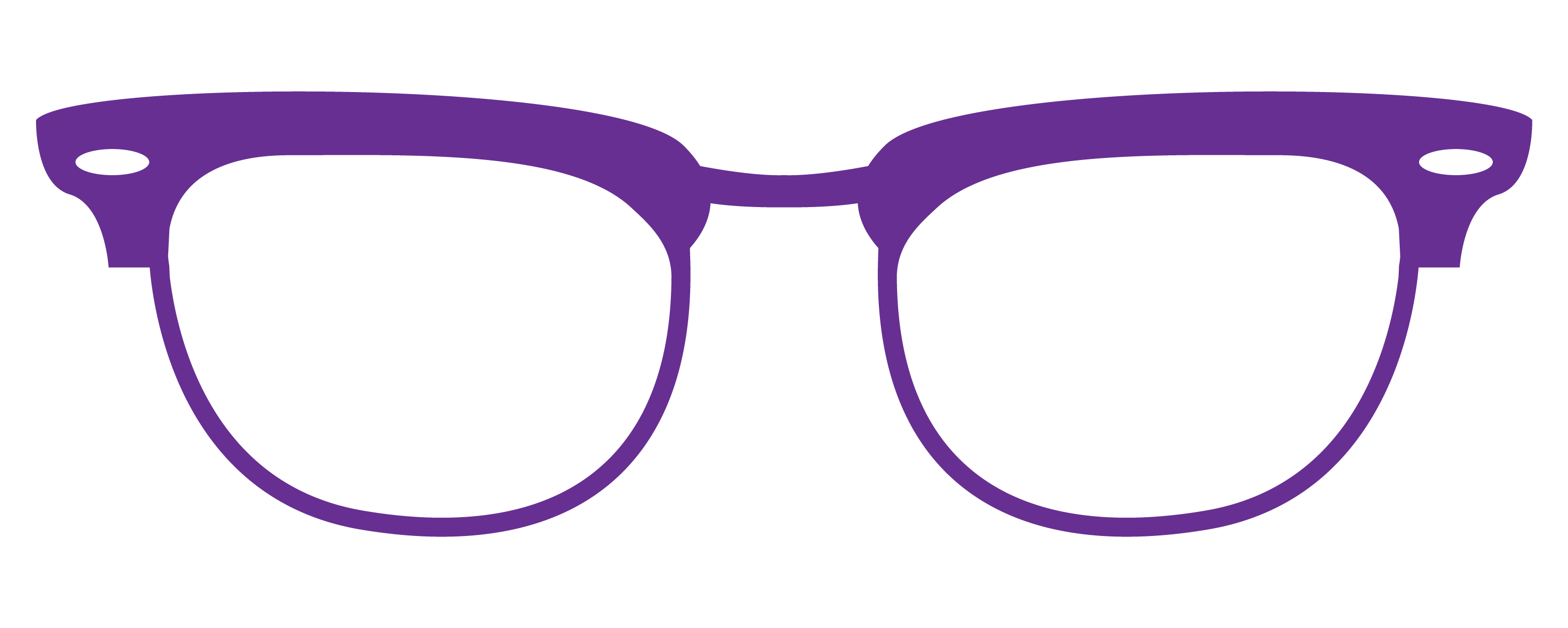 purple eyeglasses