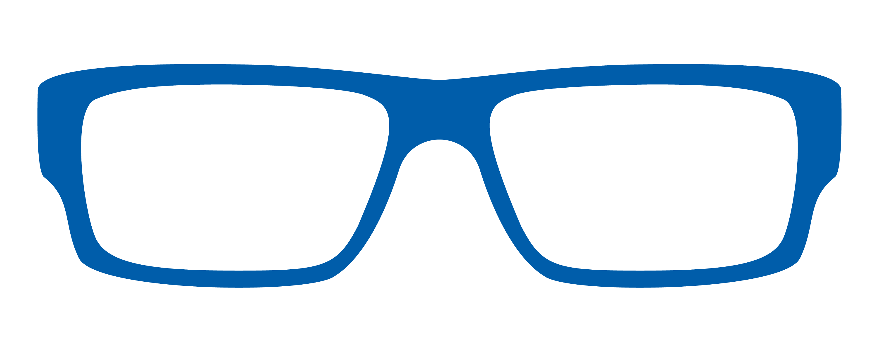 blue eyeglasses
