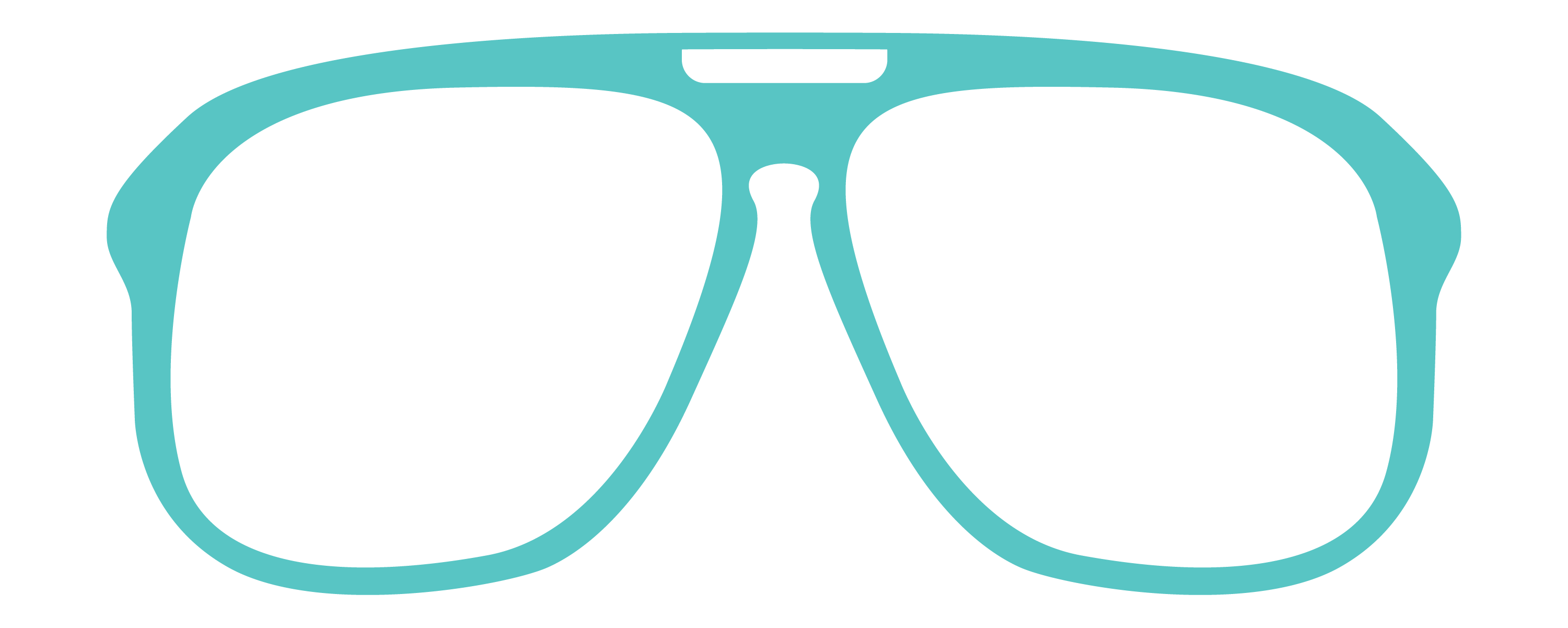 teal eyeglasses