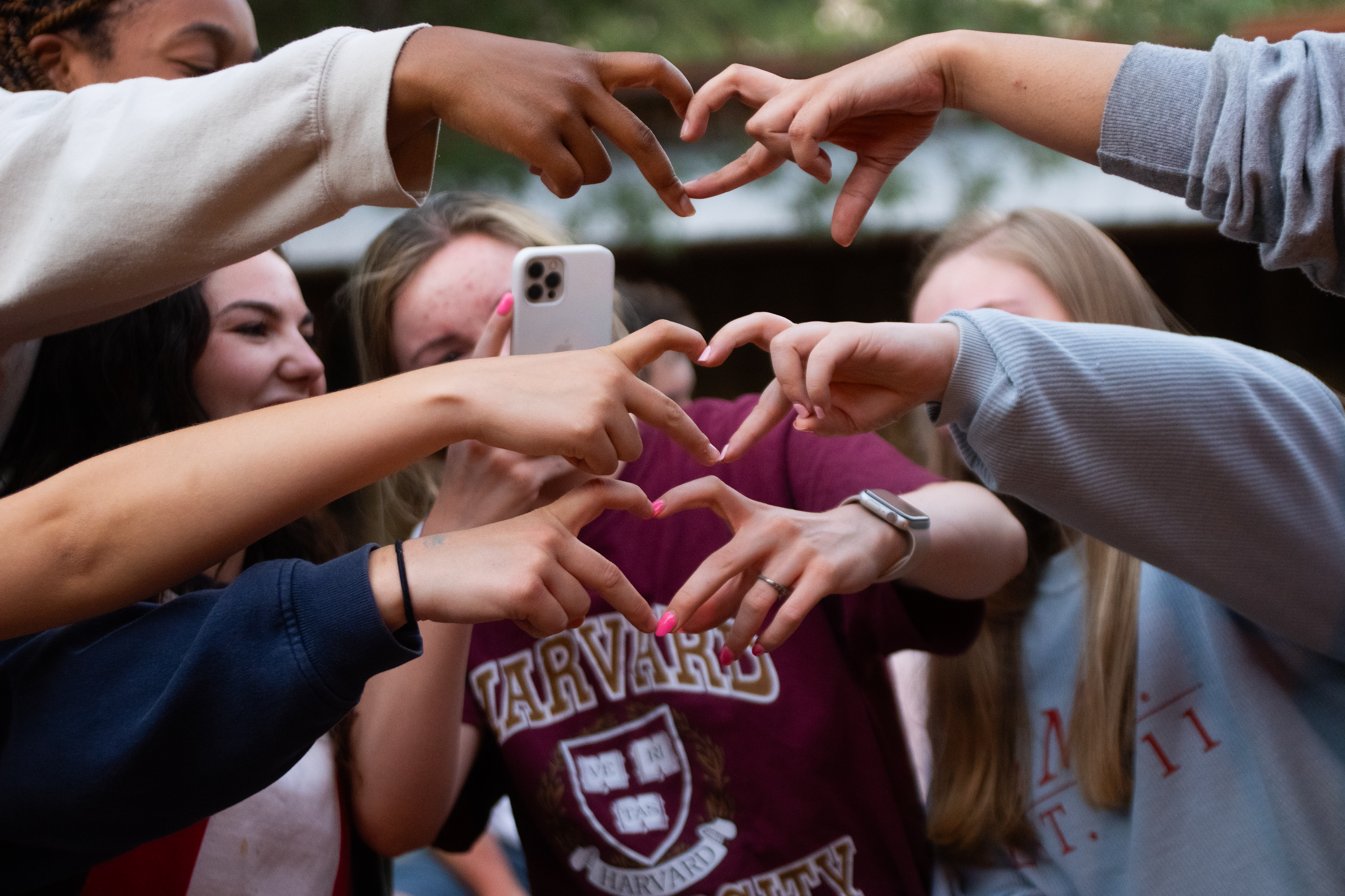 A group of SMU Taos students enjoys Night at the Fort