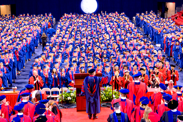 Dr. Turner gives keynote address at May Commencement